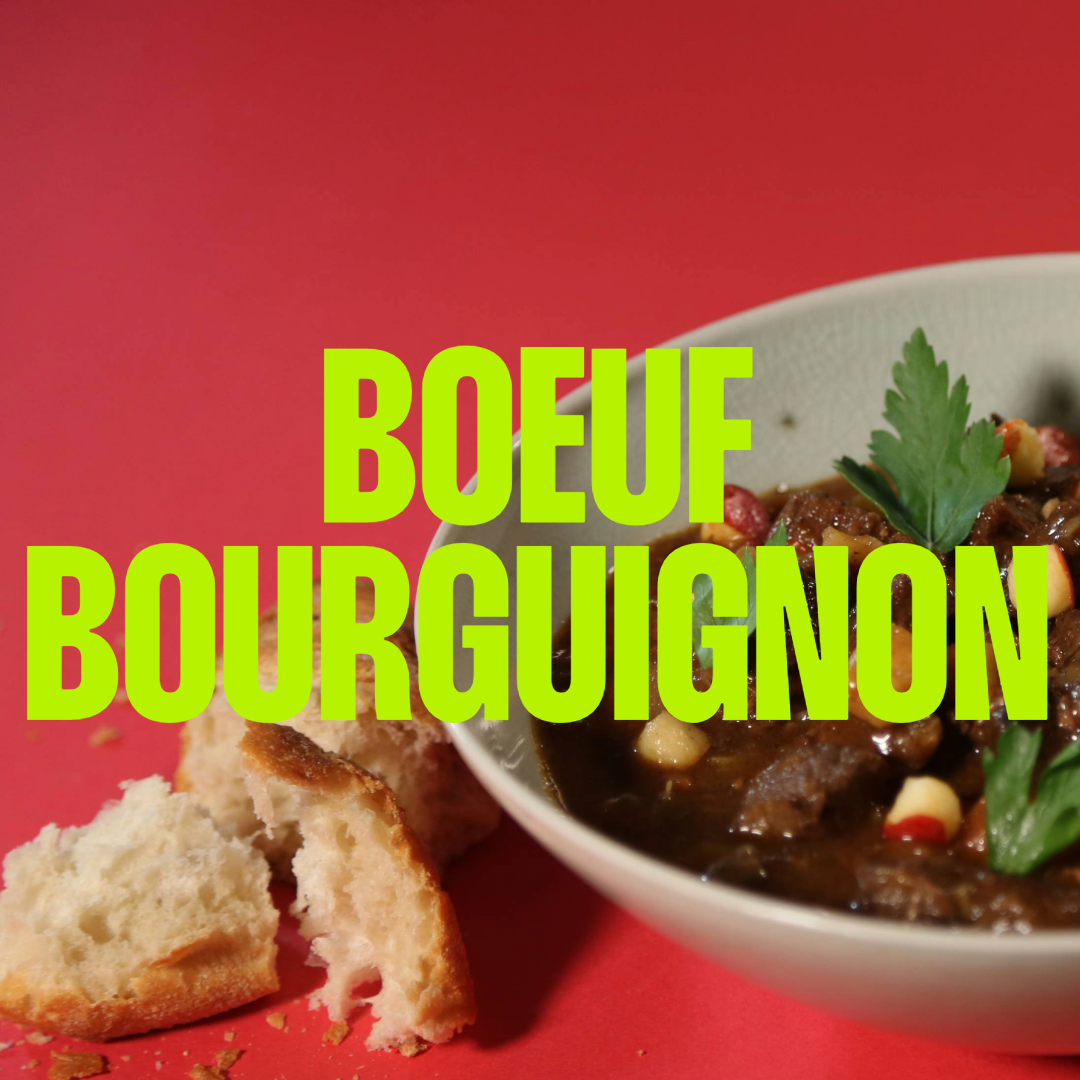 Boeuf Bourguignon mit Pommes Purée