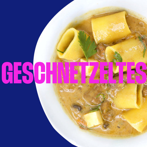 Schnelles Geschnetzeltes mit karamellisierten Zwiebeln