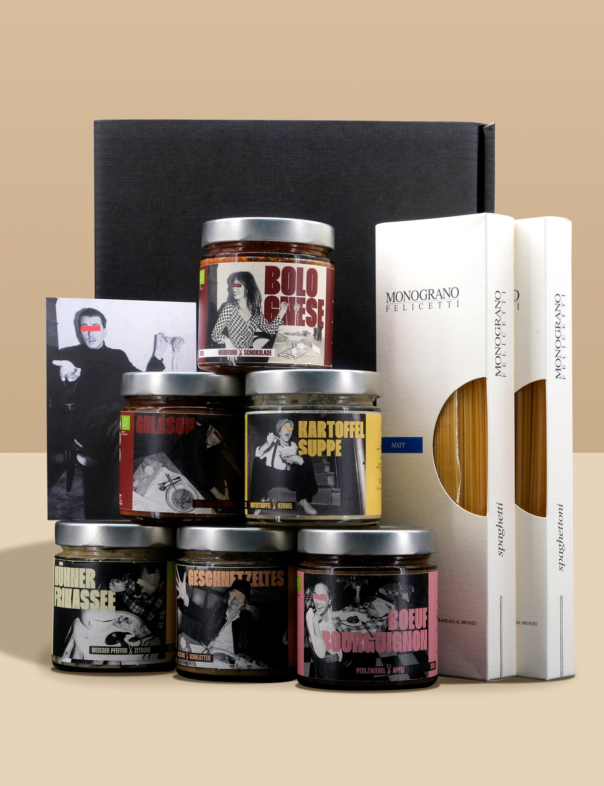 Geschenk-Box - Bestseller & Pasta (Bio) - jus&jar