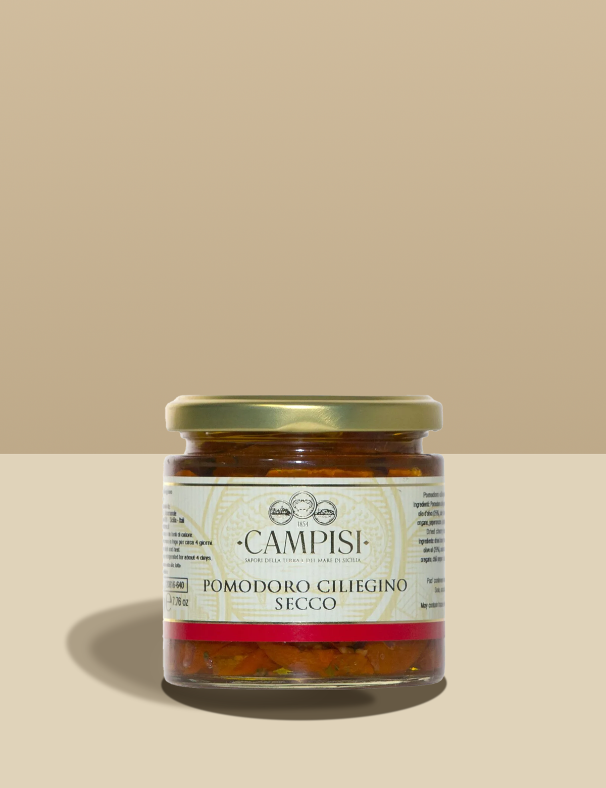 Halbgetrocknete Kirschtomaten in Öl