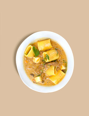 Züricher Sojageschnetzeltes Vegetarisch.