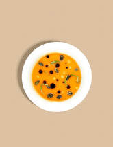 Kürbissuppe.