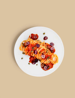Puttanesca vegan.